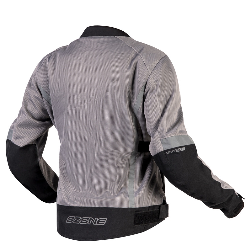 Chaqueta de moto Ozone Dart champán para mujer