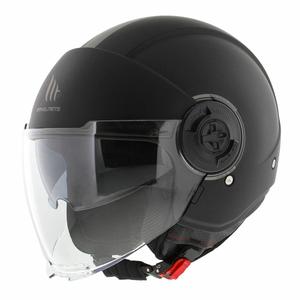 Casco de moto abierto MT Viale SV S negro mate