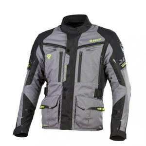 Chaqueta de moto SECA Arrakis II gris-negro liquidación