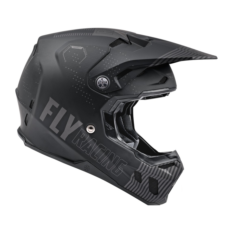 Casco motocross FLY Racing Formula CC Primario negro-gris mate