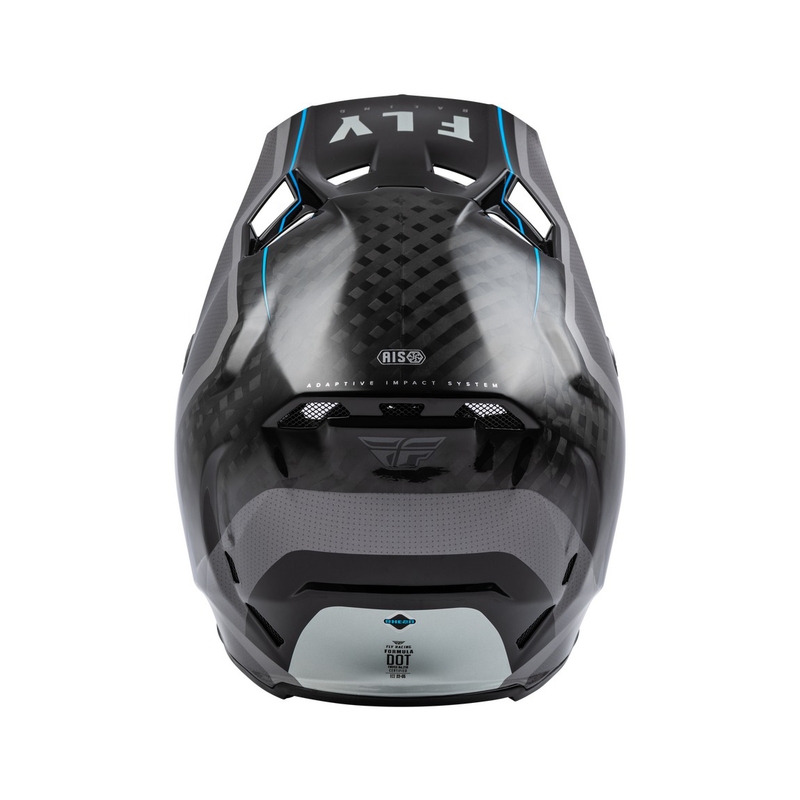 Casco de motocross FLY Racing Formula Axon negro-gris-azul