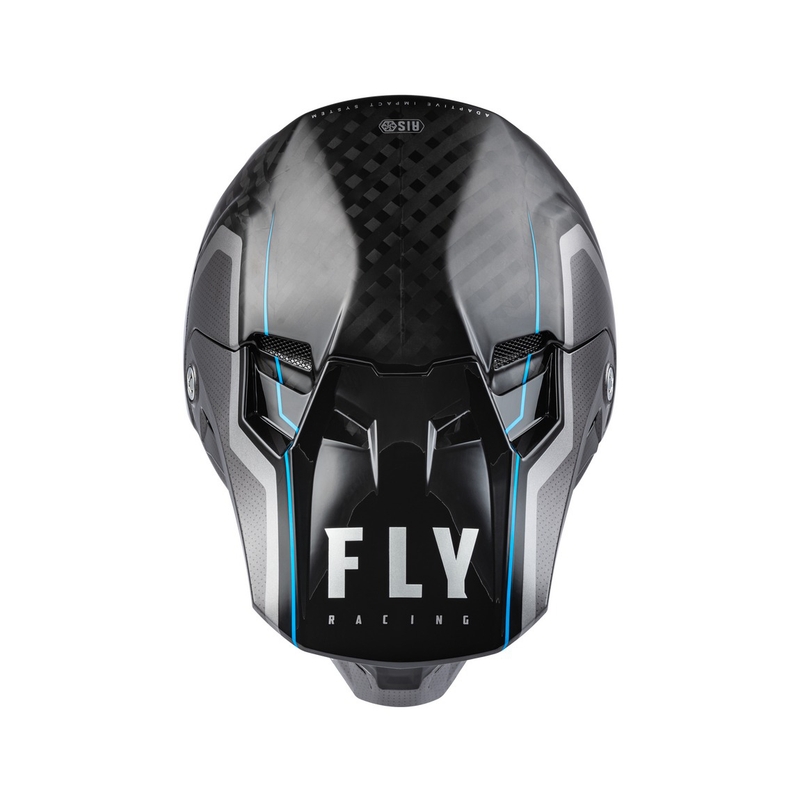 Casco de motocross FLY Racing Formula Axon negro-gris-azul