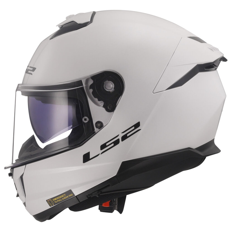 Casco integral de moto LS2 FF808 Stream II blanco brillo