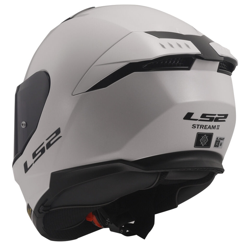 Casco integral de moto LS2 FF808 Stream II blanco brillo