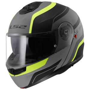 Casco abatible LS2 FF908 Strobe II Monza negro-amarillo fluo
