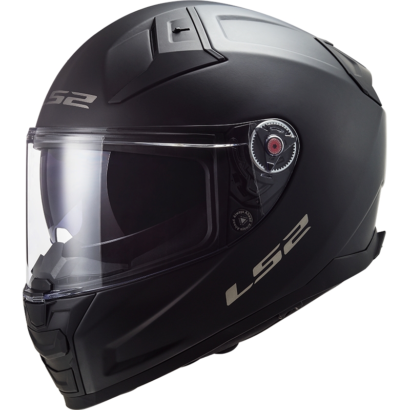 Casco integral de motocicleta LS2 FF811 Vector II Negro sólido mate