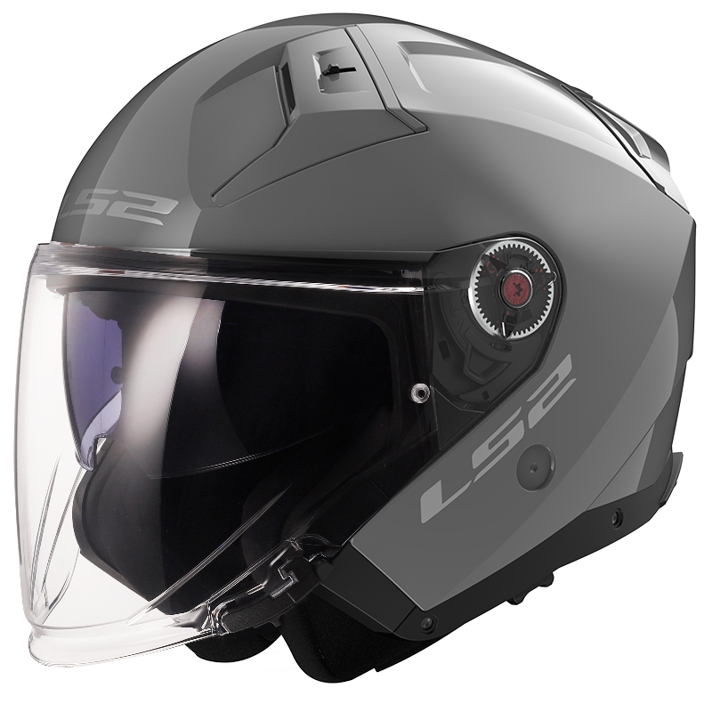 Casco abierto LS2 OF603 Infinity II Solid Nardo grey