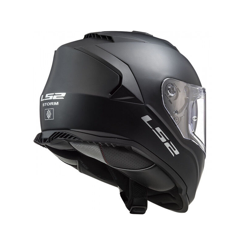 Casco integral de moto LS2 FF800 Storm II Solid Negro Mate