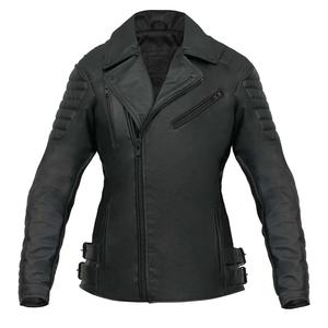 Chaqueta moto mujer BROGER Ohio negra liquidación