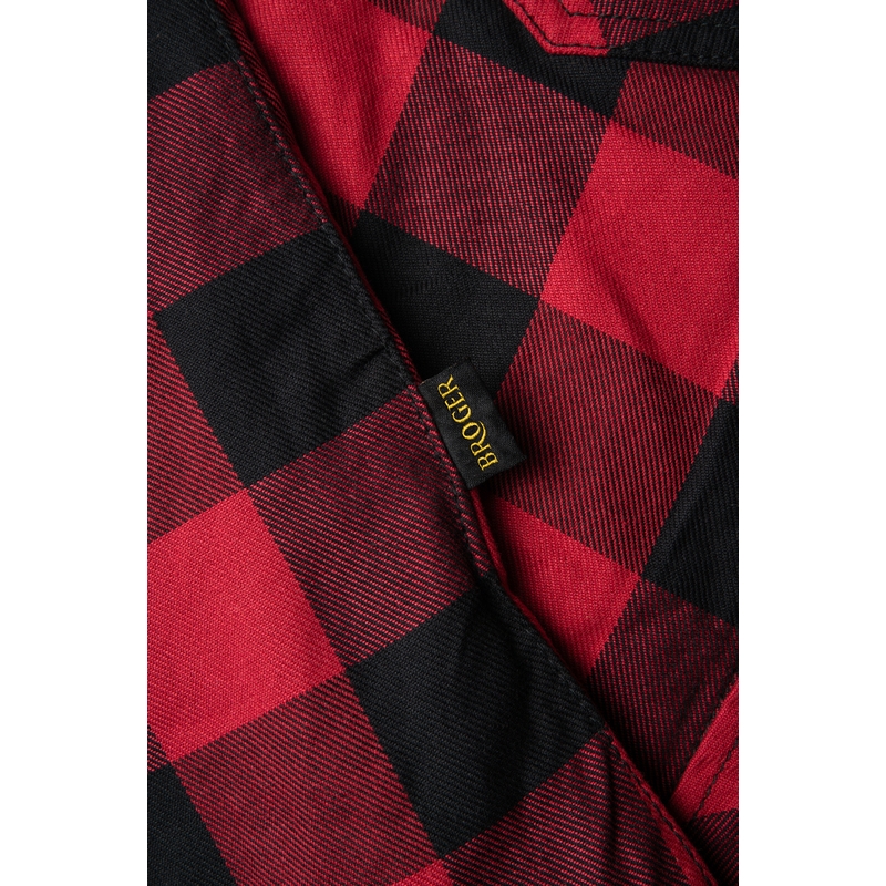 Camiseta moto mujer BROGER Alaska negro-rojo liquidación