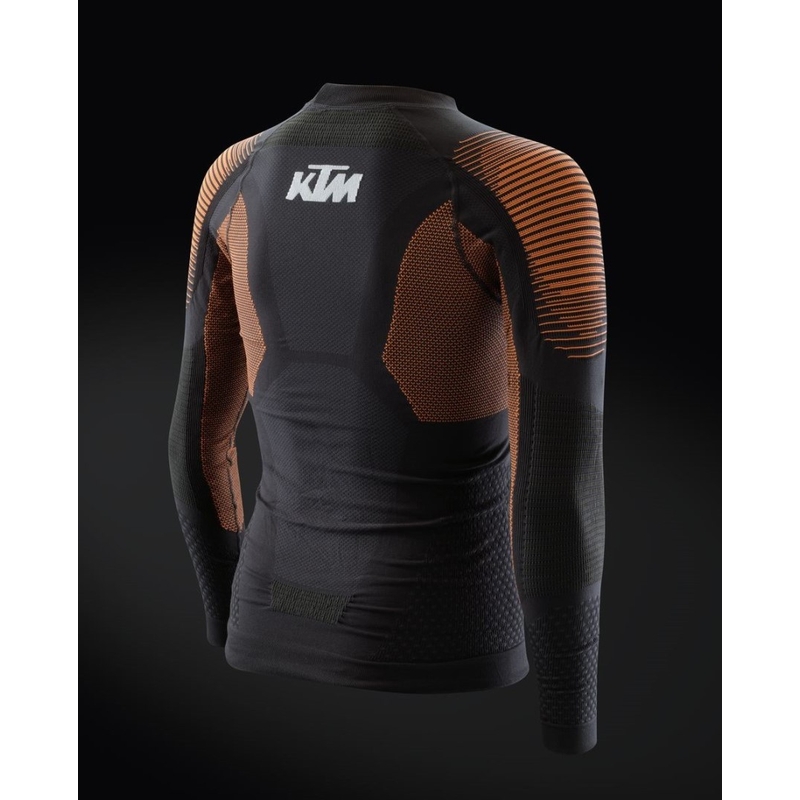 Camiseta térmica de manga larga KTM Performance negro-naranja