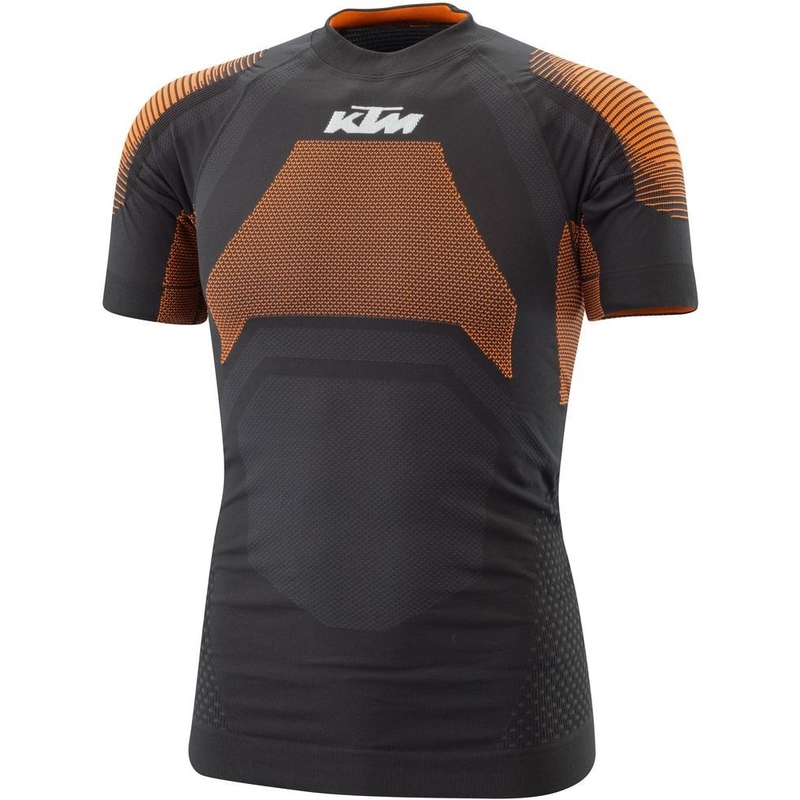 Camiseta térmica de manga corta KTM Performance negro-naranja liquidación