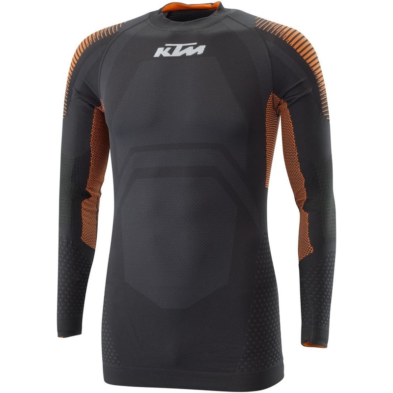 Camiseta térmica de manga larga KTM Performance negro-naranja
