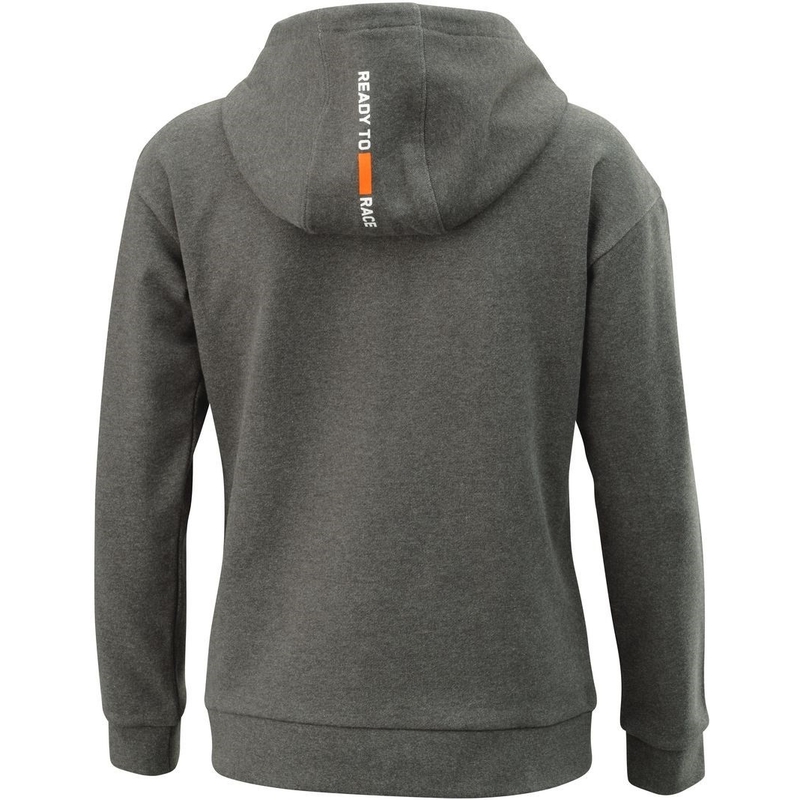 Sudadera con capucha KTM Patch gris para mujer liquidación