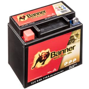 Batería de gel Banner Bike Bull Gel 12V, YB9-B, 9AH, 90A