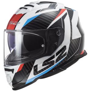 Casco integral de moto LS2 FF800 Storm II Racer blanco-negro-rojo-azul