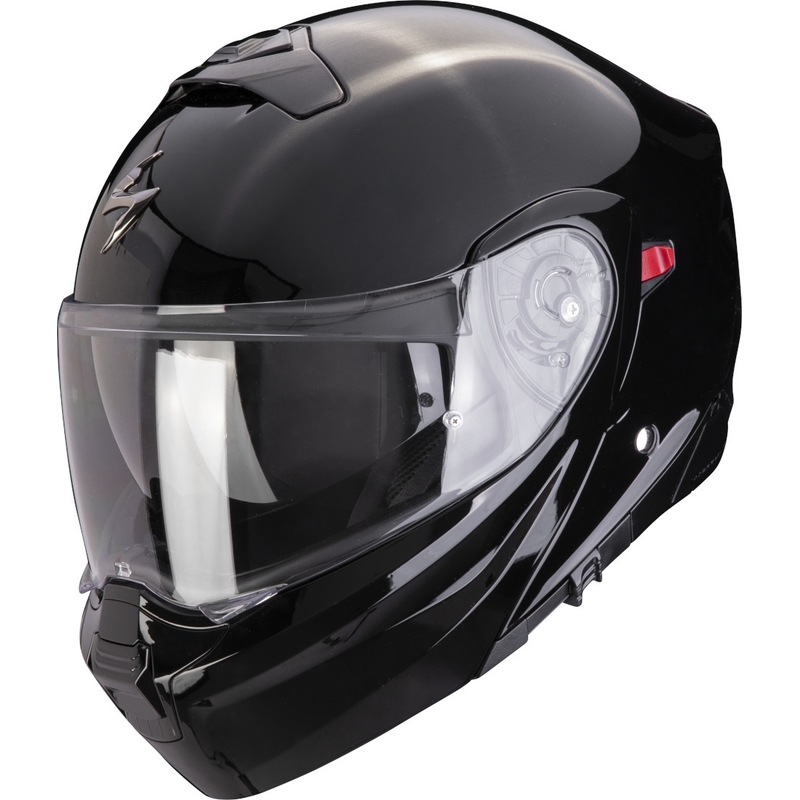 Casco de moto abatible Scorpion EXO-930 EVO Solid negro