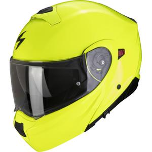 Casco de moto abatible Scorpion EXO-930 EVO Solid amarillo fluo