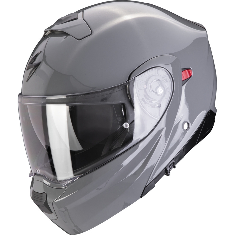 Casco de moto abatible Scorpion EXO-930 EVO Solid gris