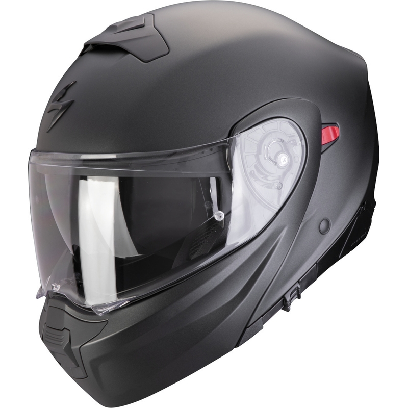 Casco de moto abatible Scorpion EXO-930 EVO Solid negro mate