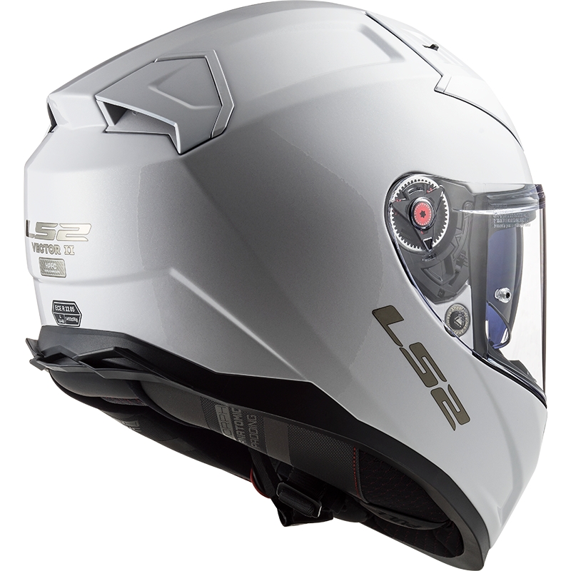 Casco integral de moto LS2 FF811 Vector II Solid White