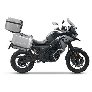 Kompletní sada hliníkových kufrů SHAD TERRA, 55L topcase 36L/36L boční kufry, včetně montážní sady a plotny SHAD Voge 650DS / 650DSX