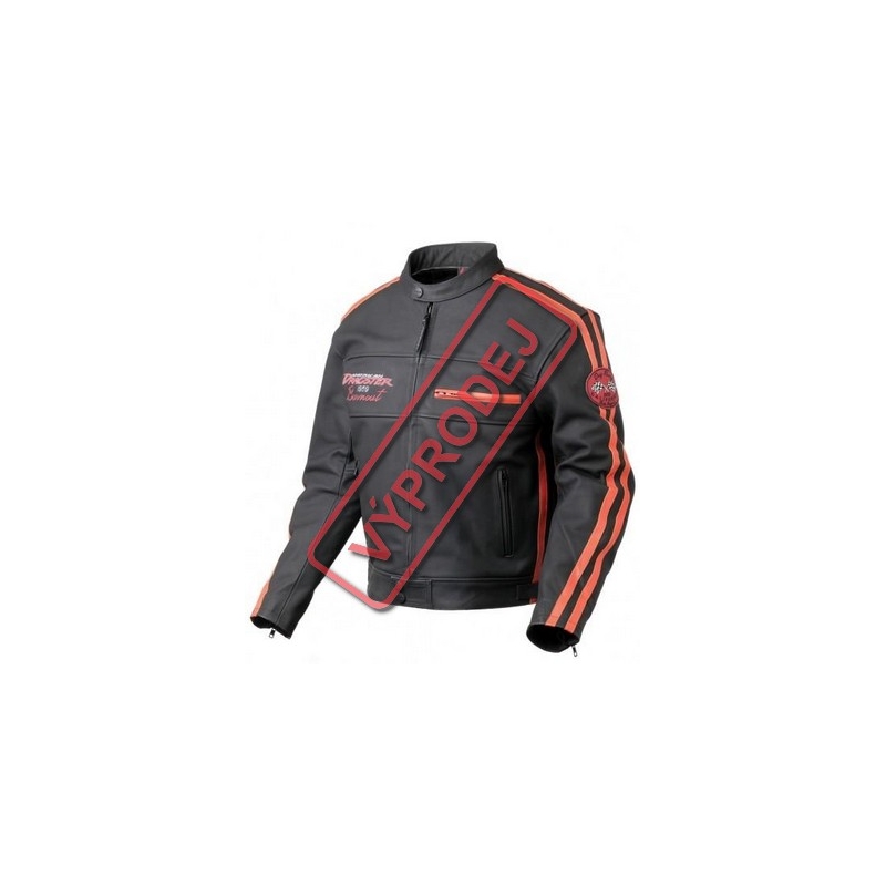 Moto bunda kožená Nazran Burnout - vel. 7XL