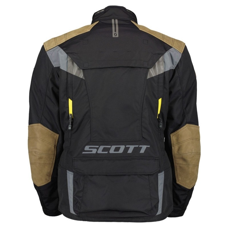 Chaqueta de moto SCOTT Dualraid Dryo negra extendida