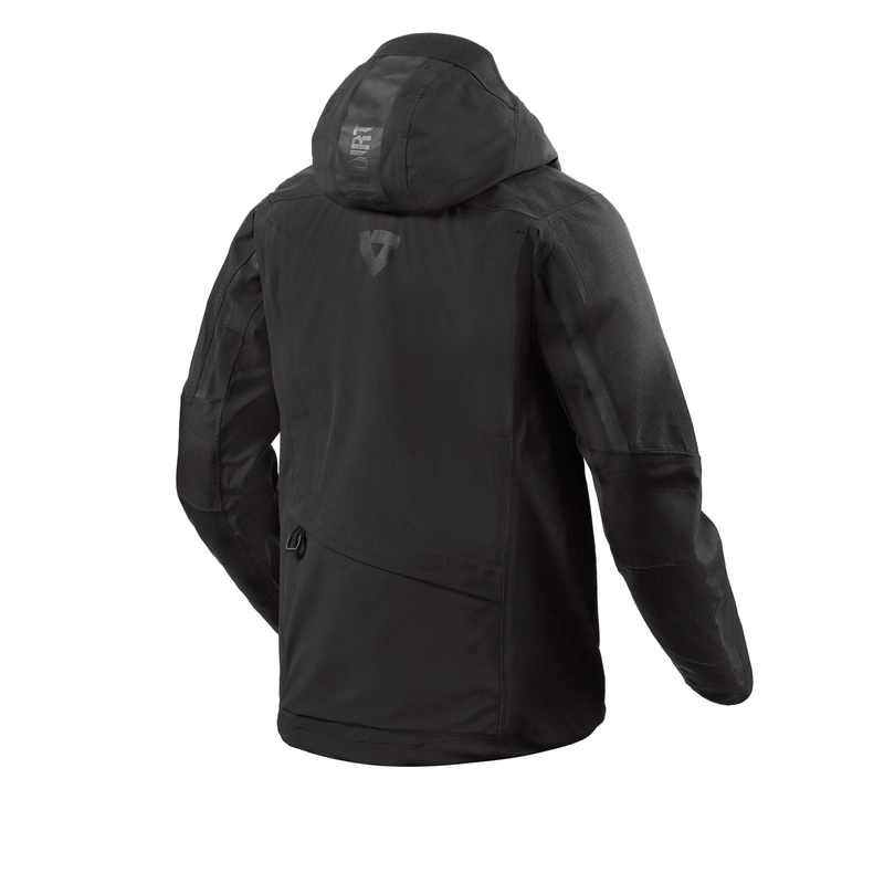 Chaqueta de moto Revit Component 2 H2O negra