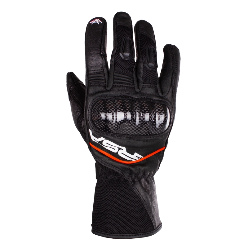 Guantes de moto RSA Airvent 2 negro-rojo