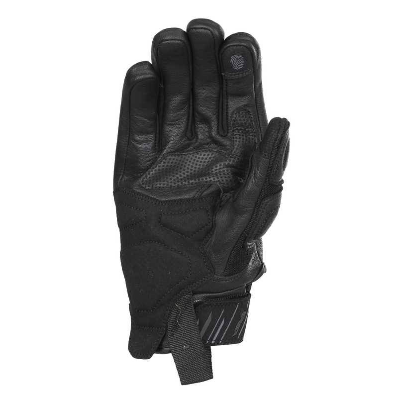 Guantes de moto RSA Sprint negro-gris
