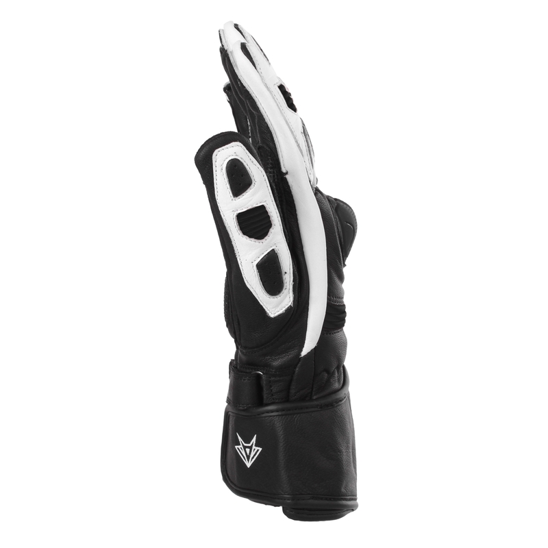 Guantes de moto RSA Gappa 2 blanco y negro