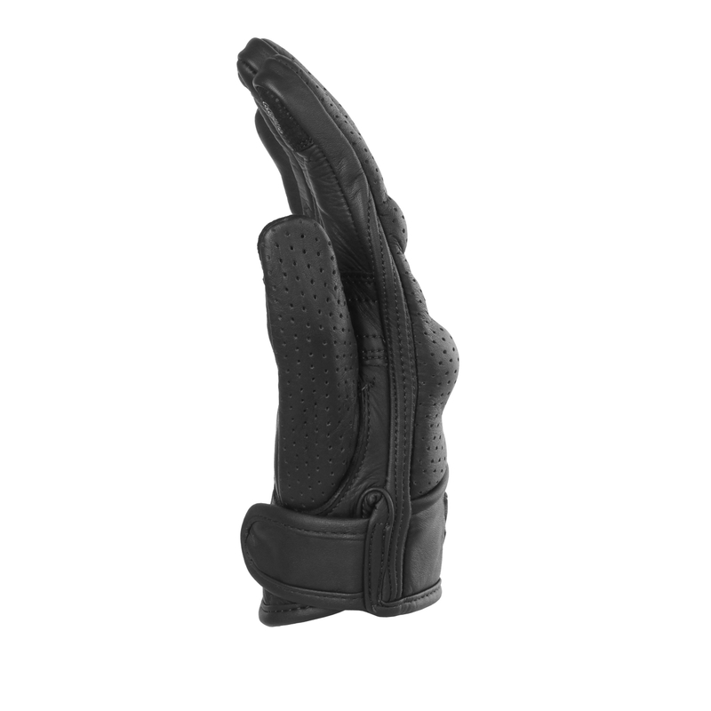 Guantes de moto negros perforados Street Racer Striker 2 para mujer
