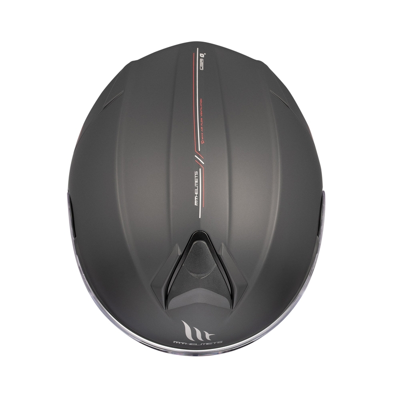 Casco de moto abatible MT Genesis SV Solid A1 negro mate