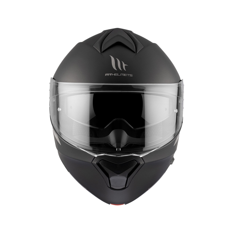 Casco de moto abatible MT Genesis SV Solid A1 negro mate
