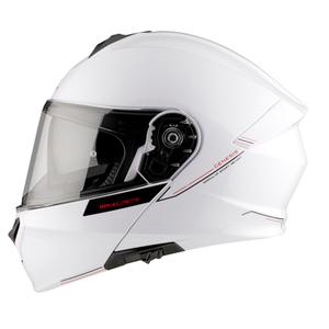 Casco de moto MT Genesis SV Solid A0 blanco brillo