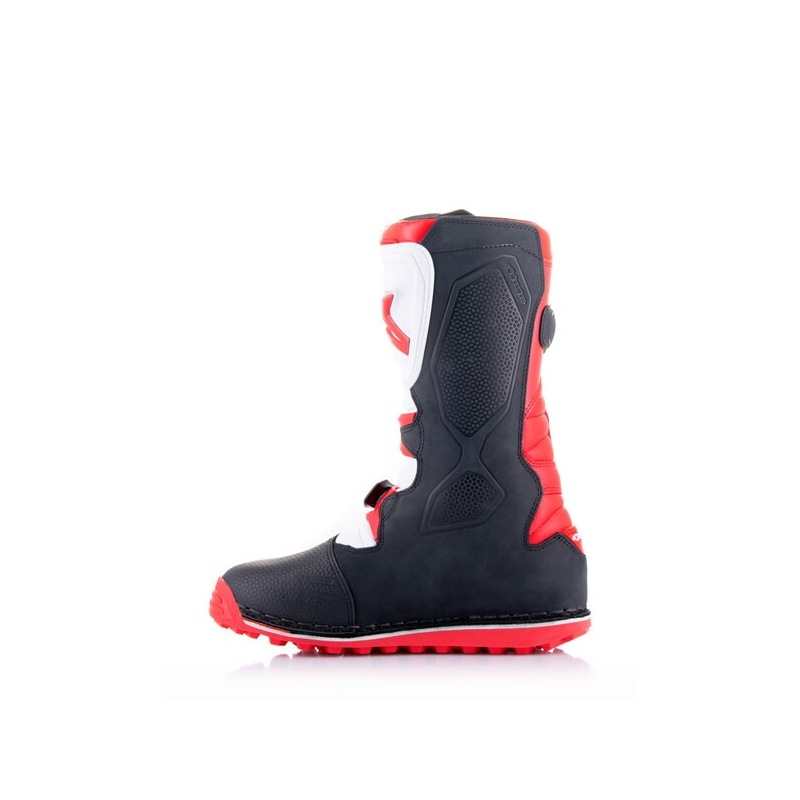 Botas de moto Alpinestars Tech Trial blanco-rojo-negro