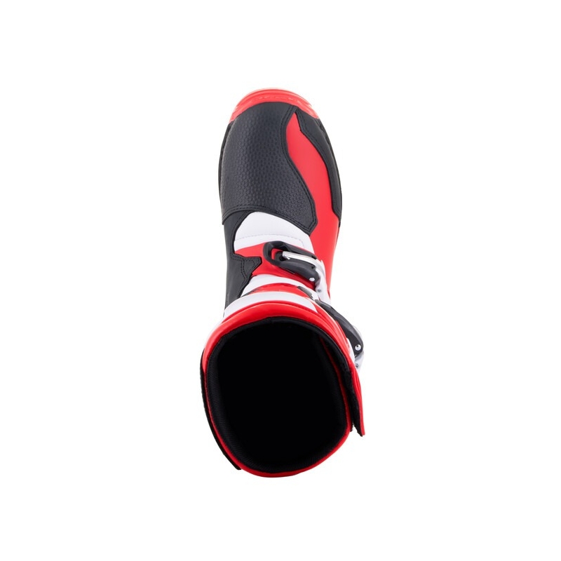 Botas de moto Alpinestars Tech Trial blanco-rojo-negro