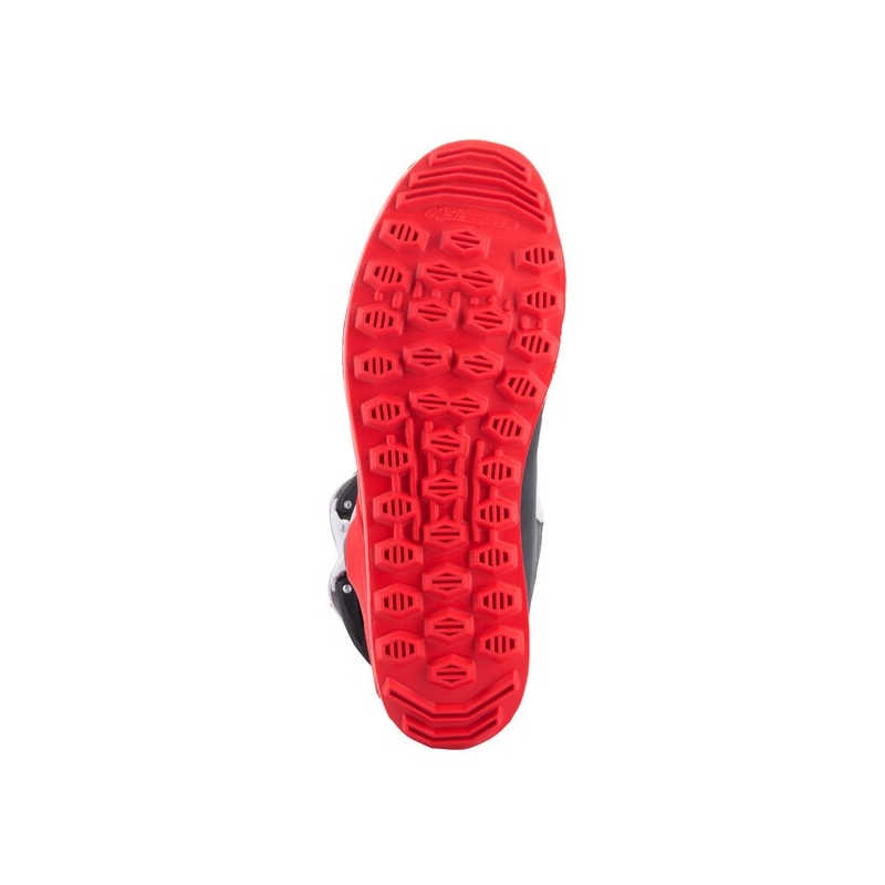 Botas de moto Alpinestars Tech Trial blanco-rojo-negro