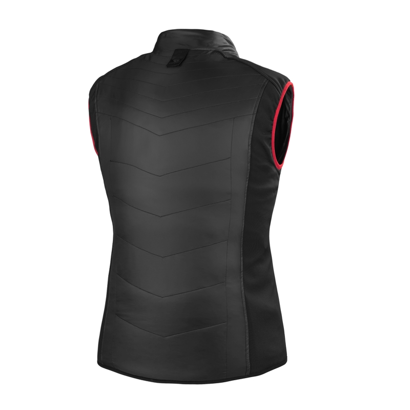 Chaleco Shima Powerheat Negro-Rojo, Mujer