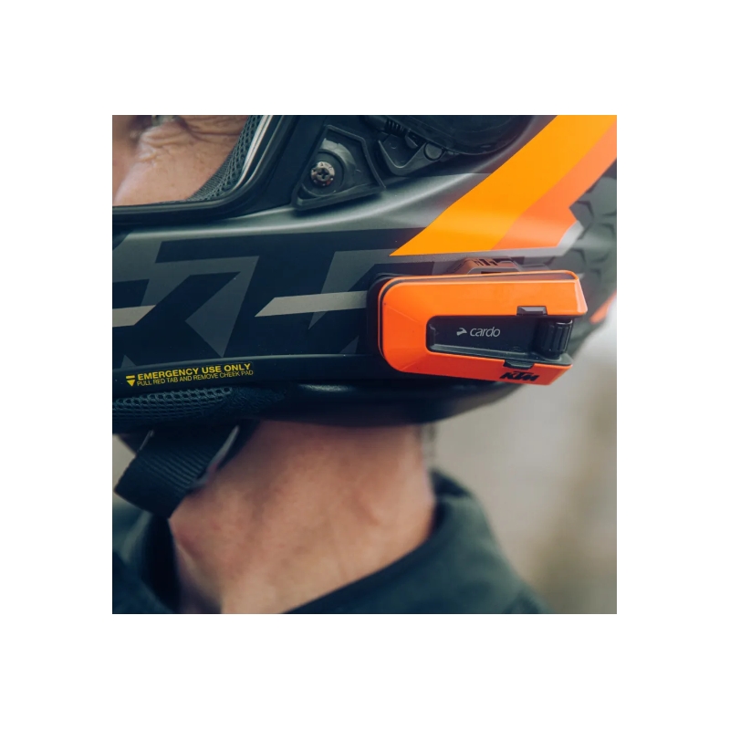 Intercomunicador Bluetooth CARDO PACKTALK EDGE KTM solo