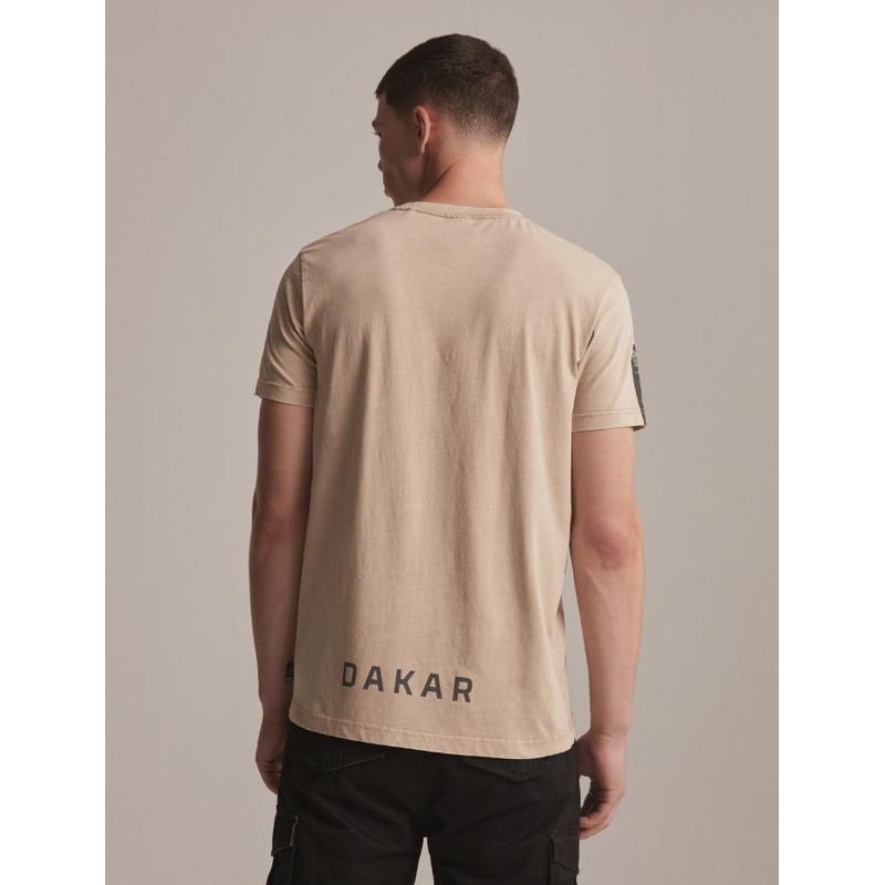 Camiseta DAKAR DKR Wash 02 beige