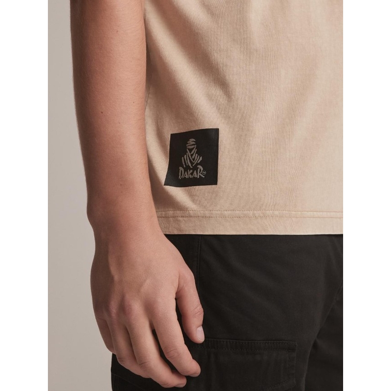 Camiseta DAKAR DKR Wash 02 beige