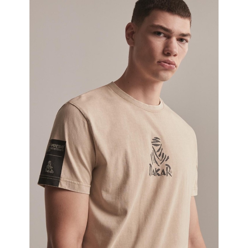 Camiseta DAKAR DKR Wash 02 beige