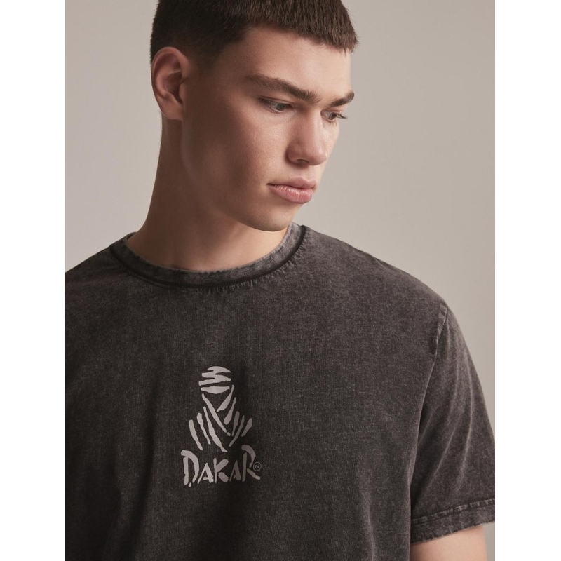 Camiseta DAKAR DKR Wash 02 gris