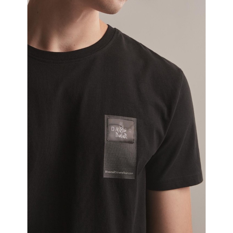 Camiseta DAKAR DKR Patch negra