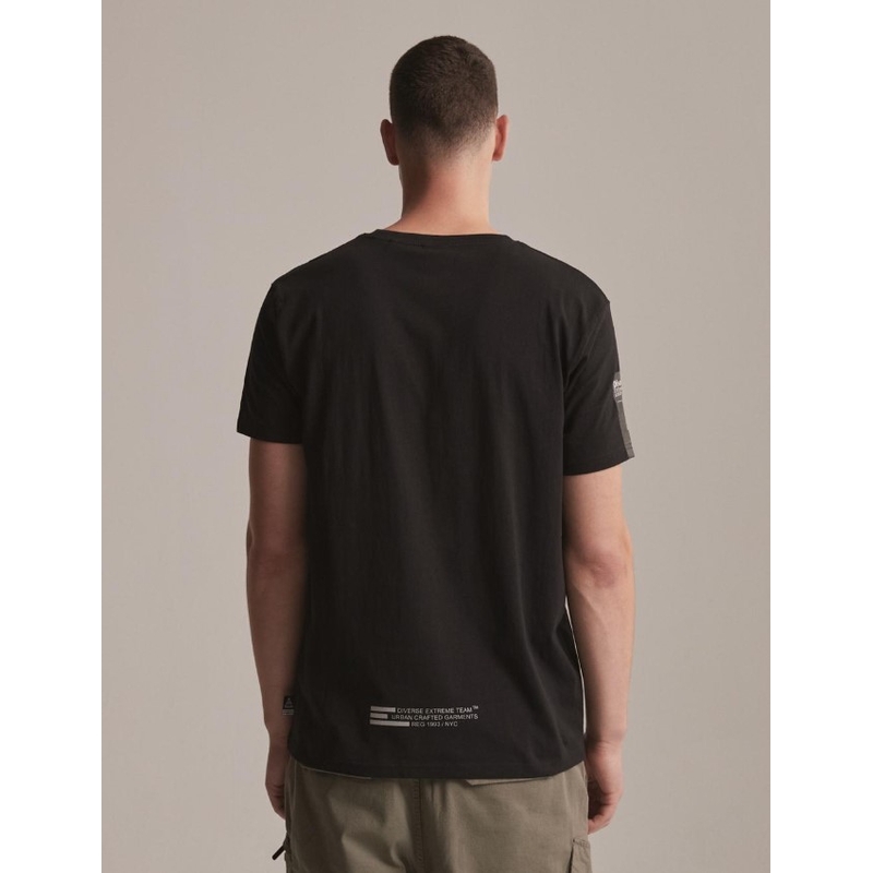 Camiseta DAKAR DKR Patch negra