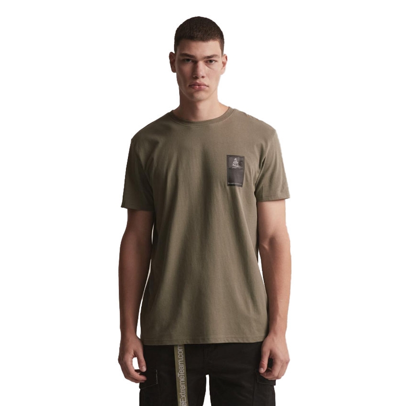 Camiseta DAKAR DKR Patch caqui