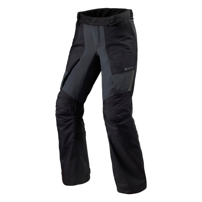 Pantalón de moto Revit Lamina GTX negro-antracita cropped para mujer