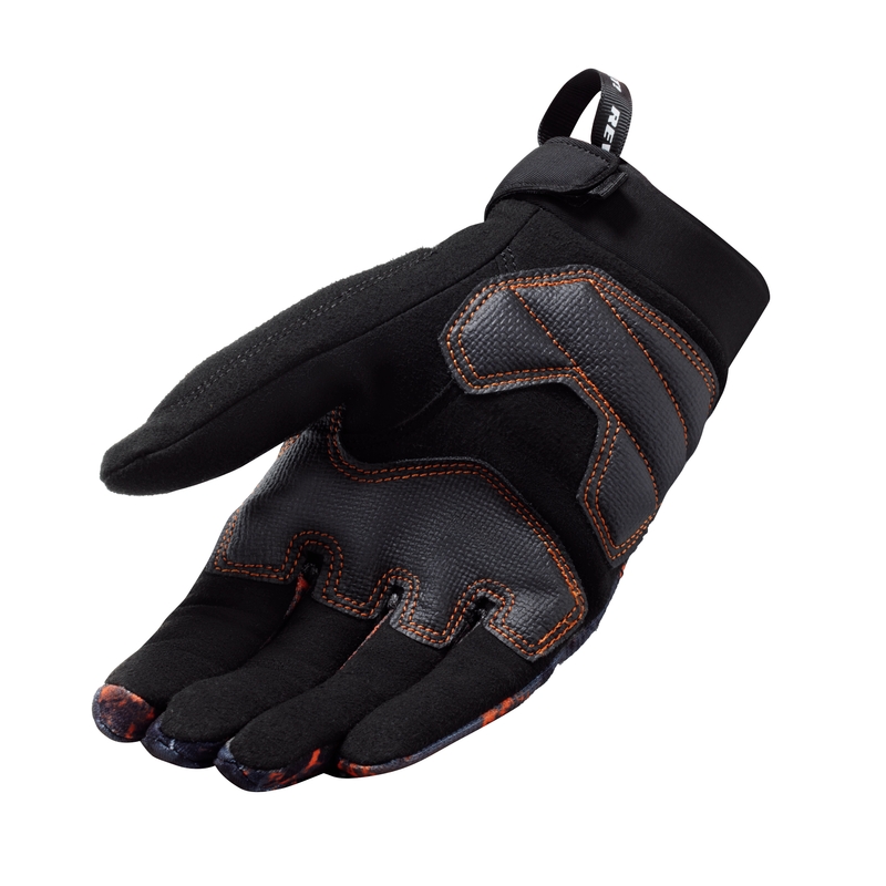 Guantes de moto Revit Continent negro-naranja